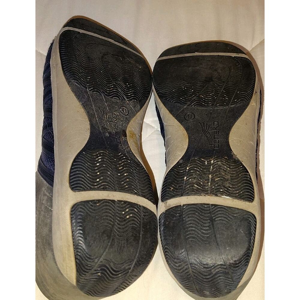 Dansko Womens Low Top Lace-Up Comfort Sneakers Blue Gray EU 41 US 10.5 - Picture 5 of 9